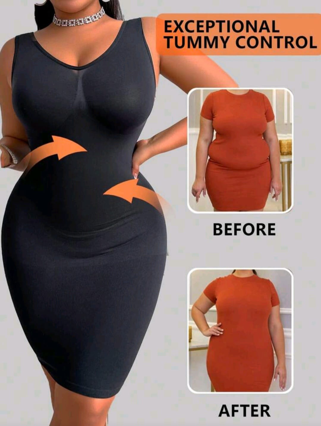 Vestido Faja Moldeadora  - Talla 1XL