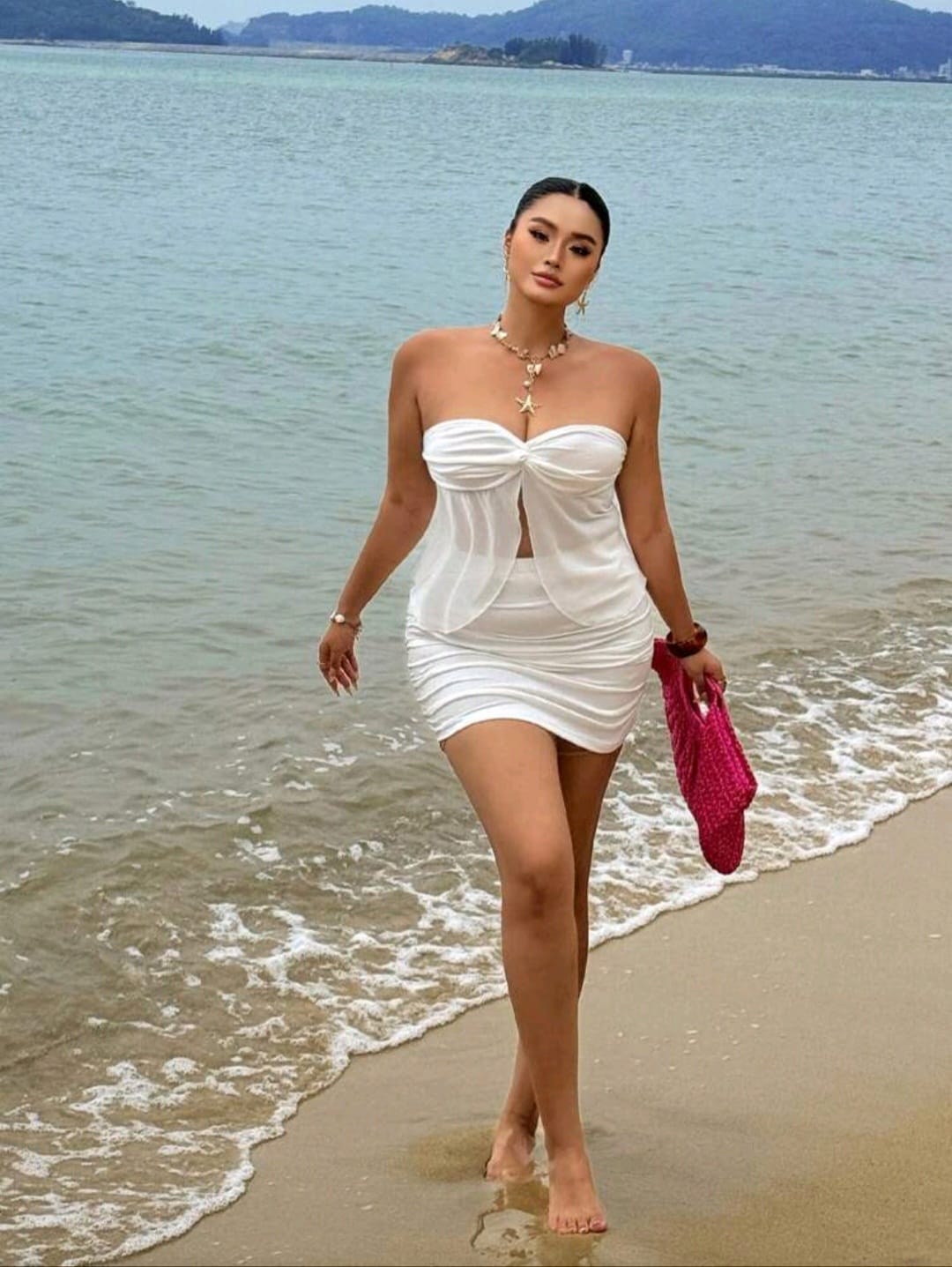 Coordinado Blanco - Stretch - Talla 1XL