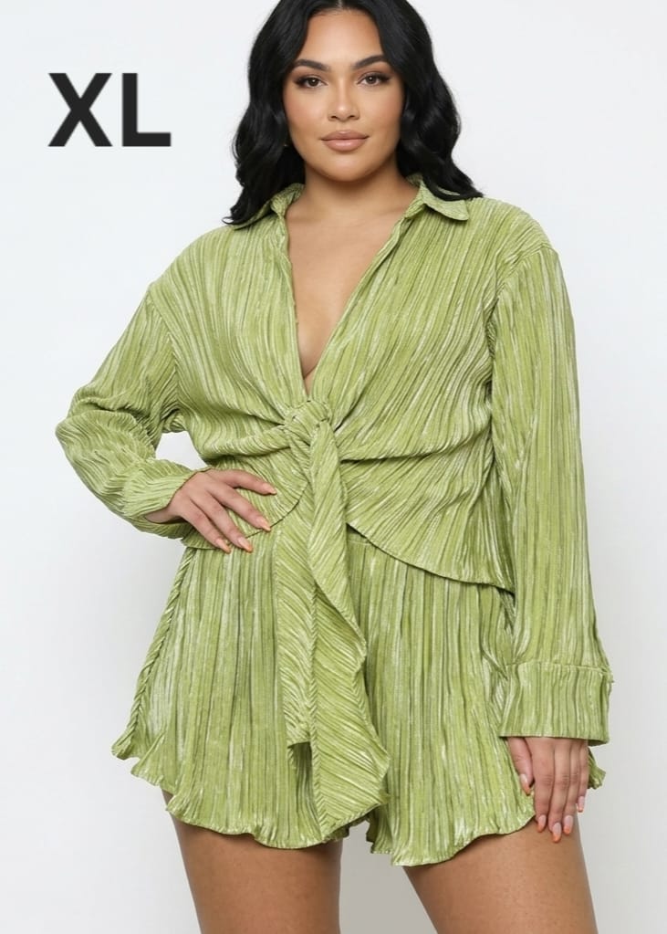 Coordinado Verde - Stretch - Talla XL