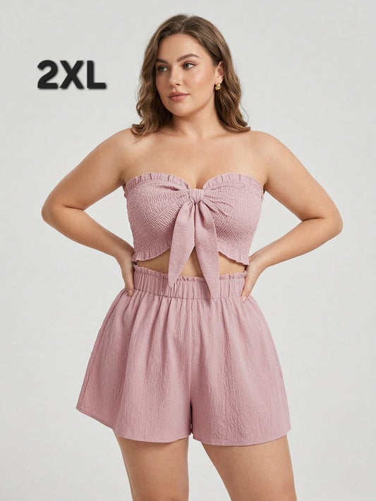 Coordinado Rosa - Stretch - Talla 2XL