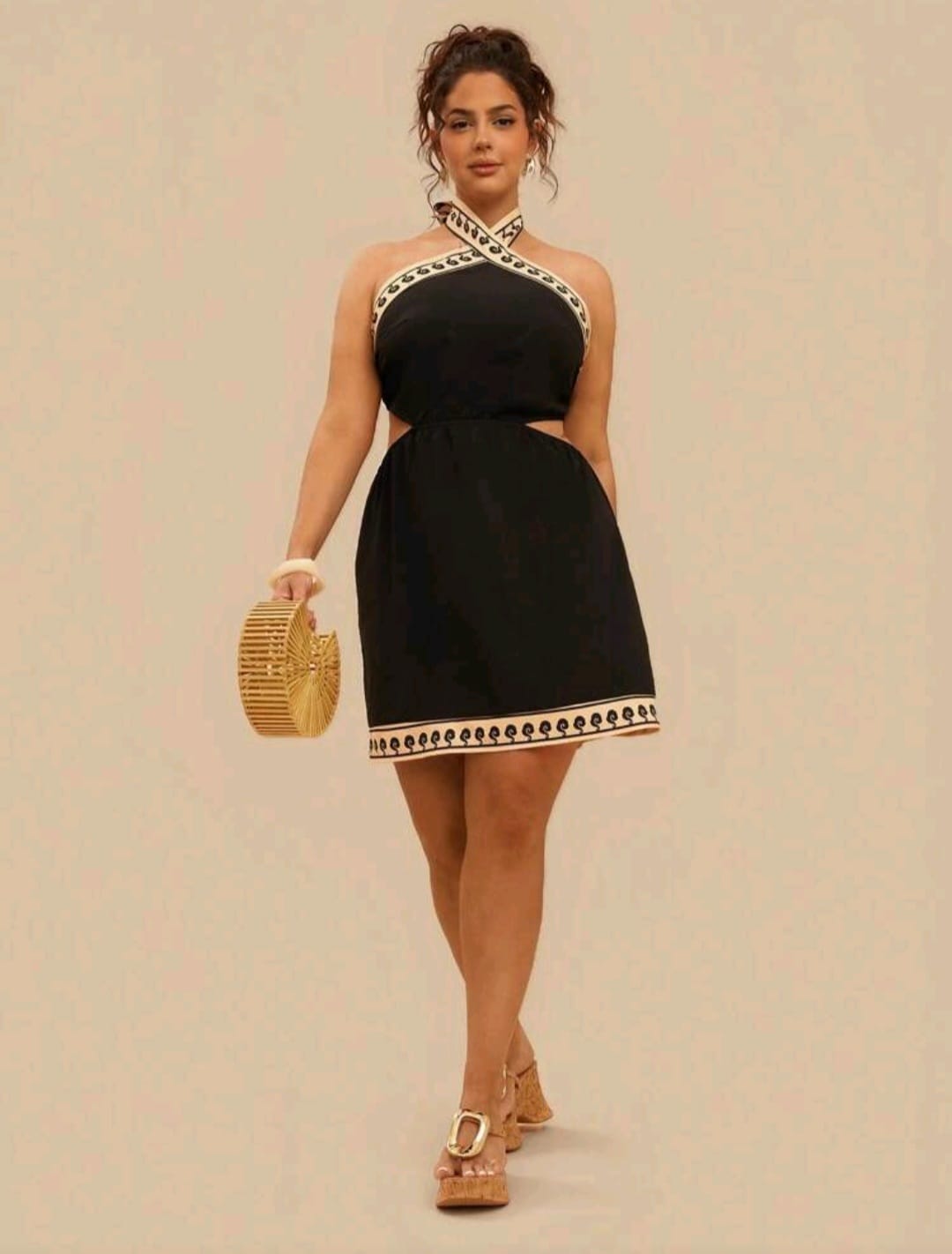 Vestido Negro - Stretch - Talla XL