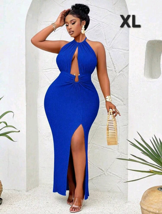 Vestido Azul - Stretch - Talla XL