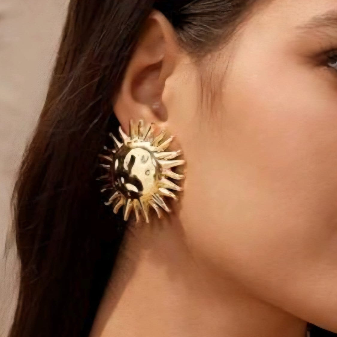 Set Collar & Aretes de Playa - Dorado