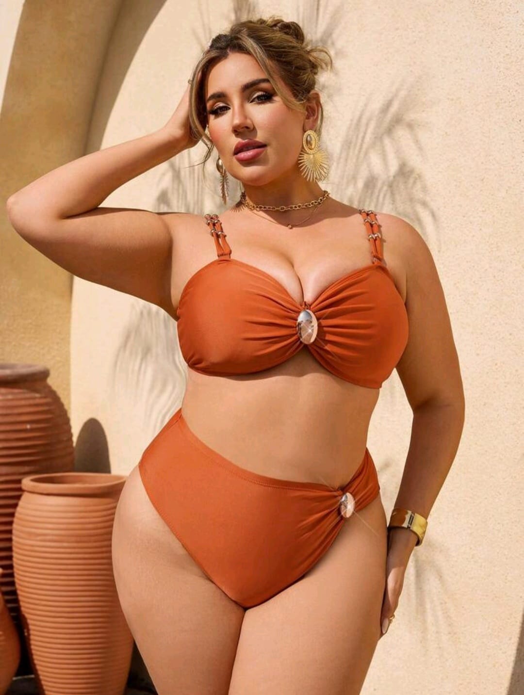 Traje de Baño Zapote 2 Pzas -  Stretch -  Talla 1XL