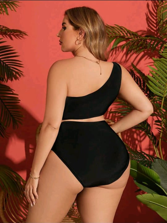 Traje de Baño Negro 2 Pzas -  Stretch -  Talla 2XL