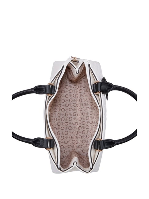 GUESS Bolso Blanco / Negro de Hombro