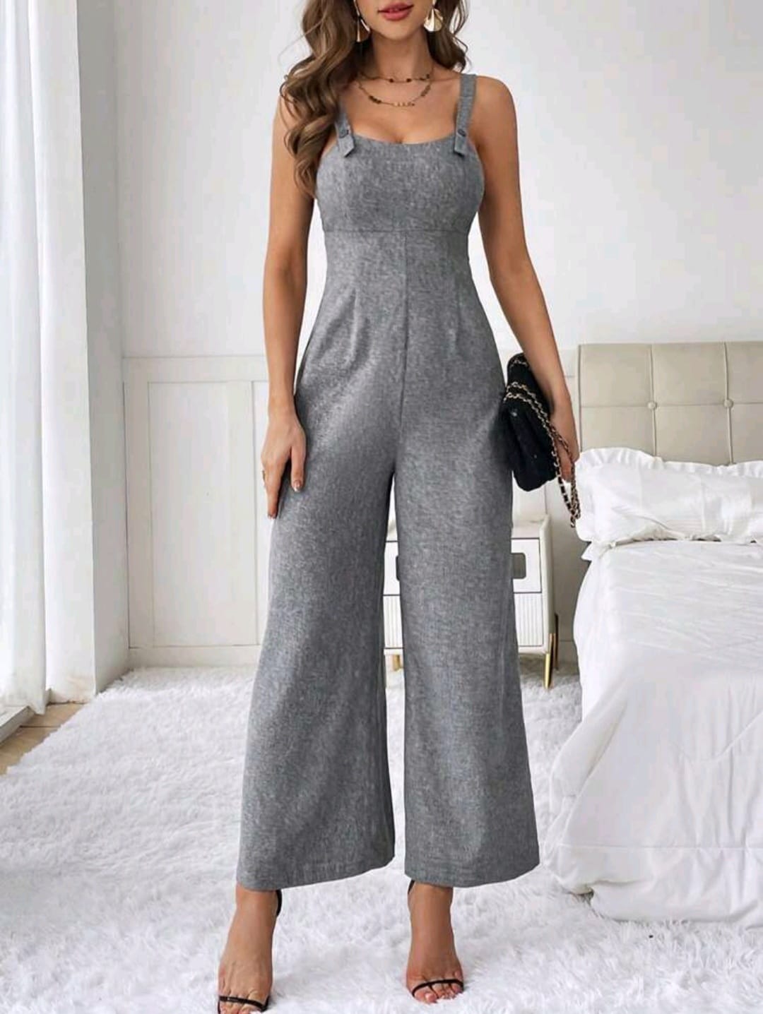 Enterizo Gris - Poco Stretch - Talla XL