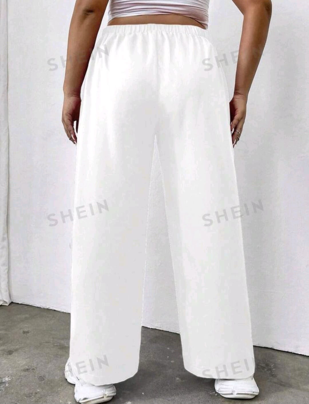 Pantalon Blanco - No Stretch -  Talla XL