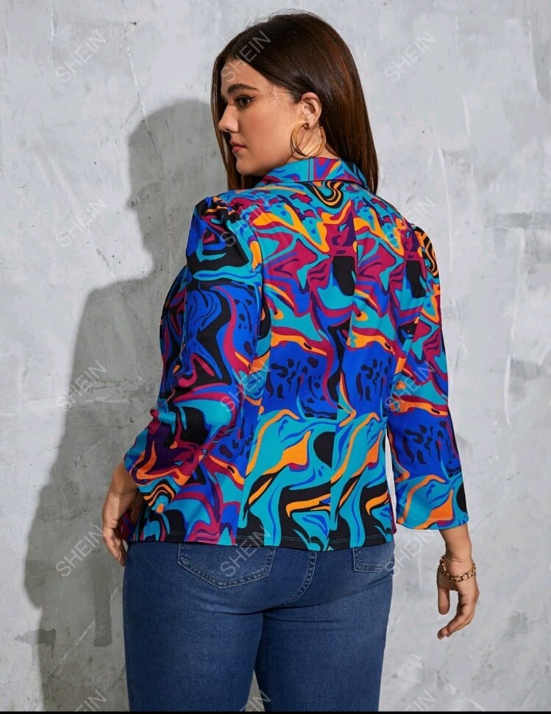 Blazer Abstracto  - Stretch -  Talla XL