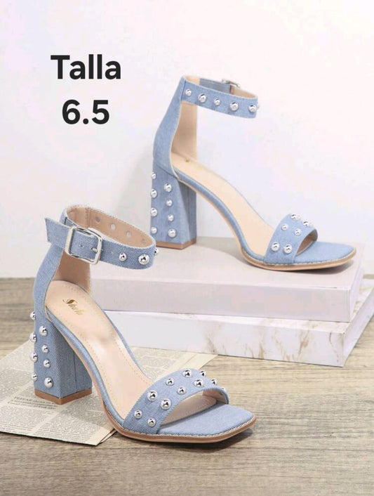 Sandalias Azul Jean - Talla 6.5