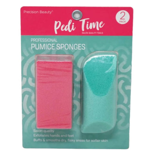 Pedi Time Profesional Pumice Sponges 2 Pzas - Esponjas de Piedra Pome