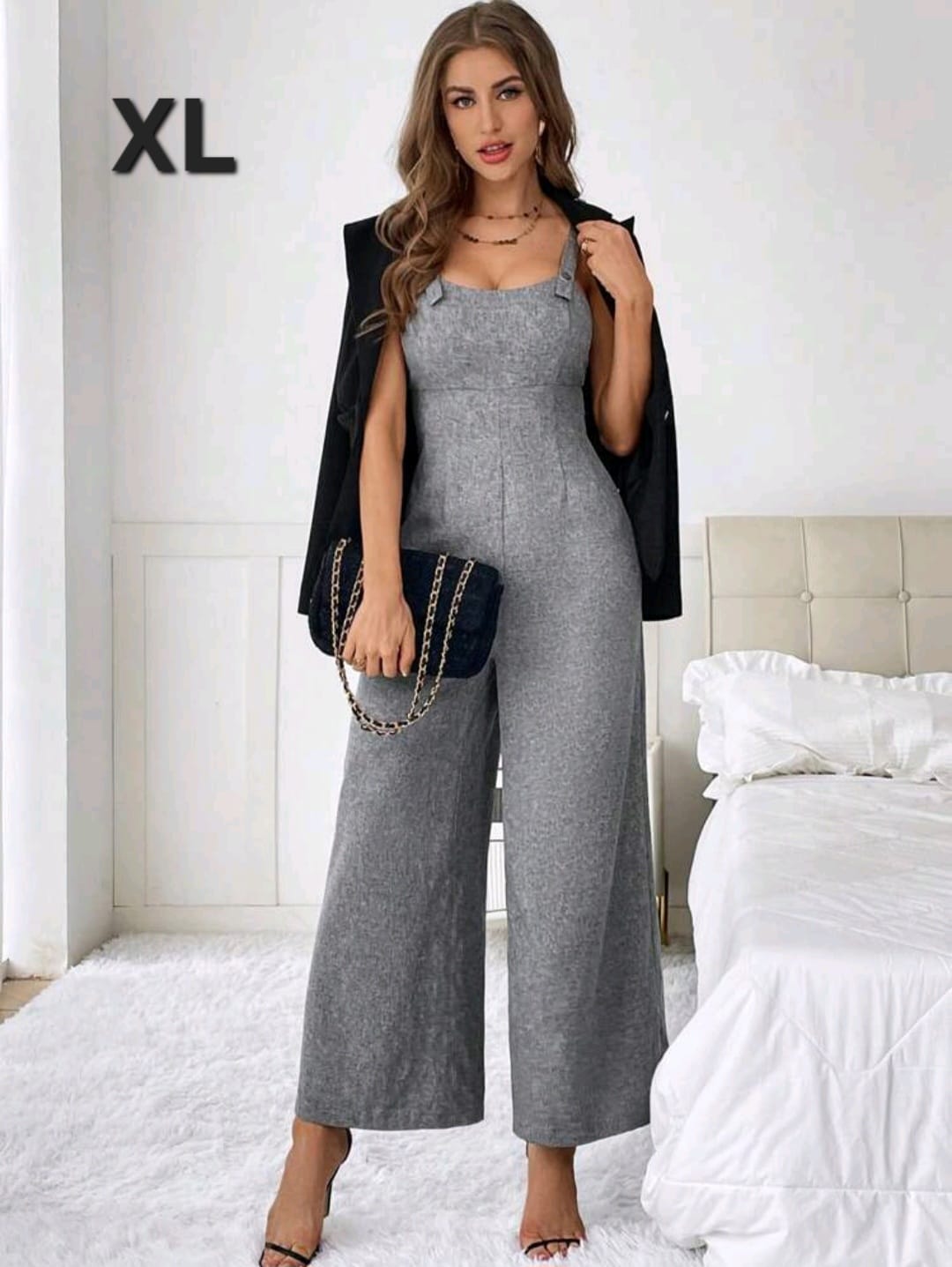 Enterizo Gris - Poco Stretch - Talla XL