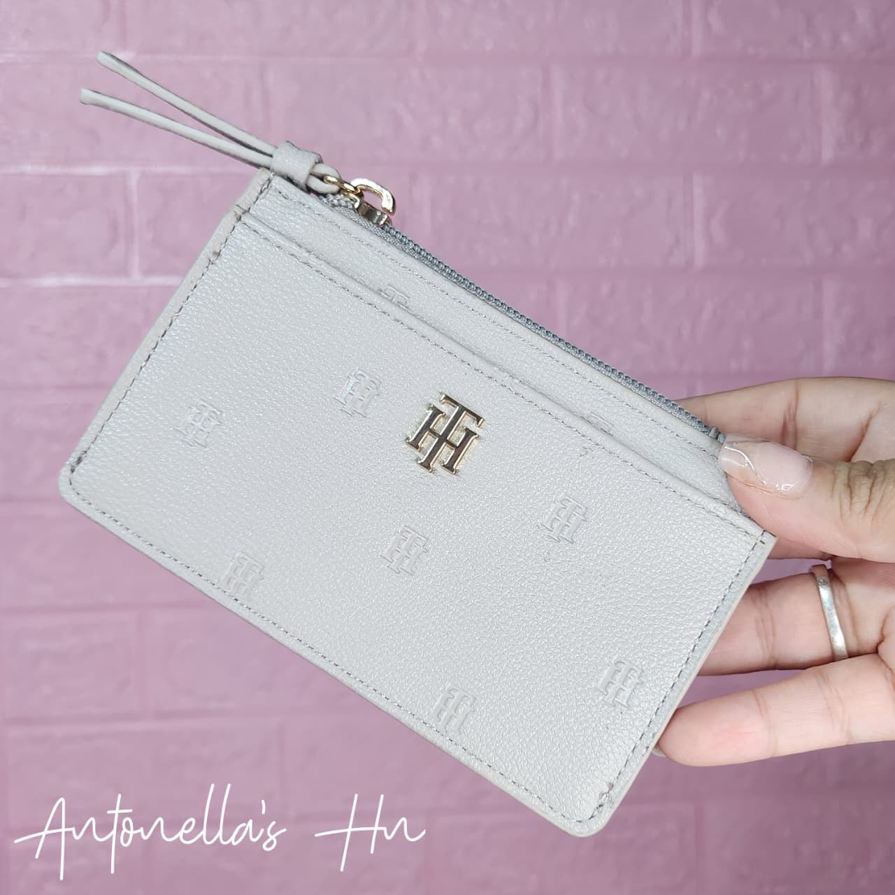 Tommy Hilfiger Tarjetero - Monedero Color Beige