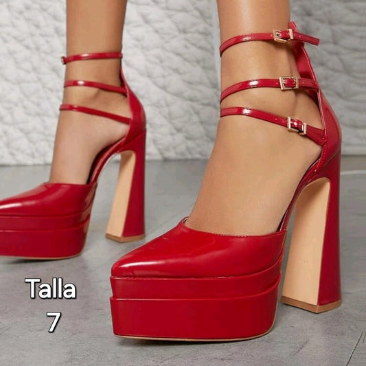 Pumps Rojos - Talla 7 - Zapatos Bratz