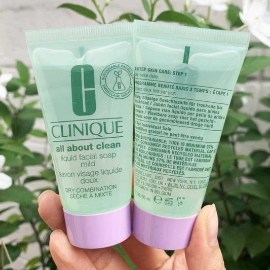 Clinique All About Clean Liquid Facial Soap Mild 30ml - Jabon para Limpieza del Rostro