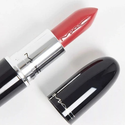 MAC Lustre Rouge A Levres Lipstick See Sheer 520 - FULL SIZE - Lipstick Satinado