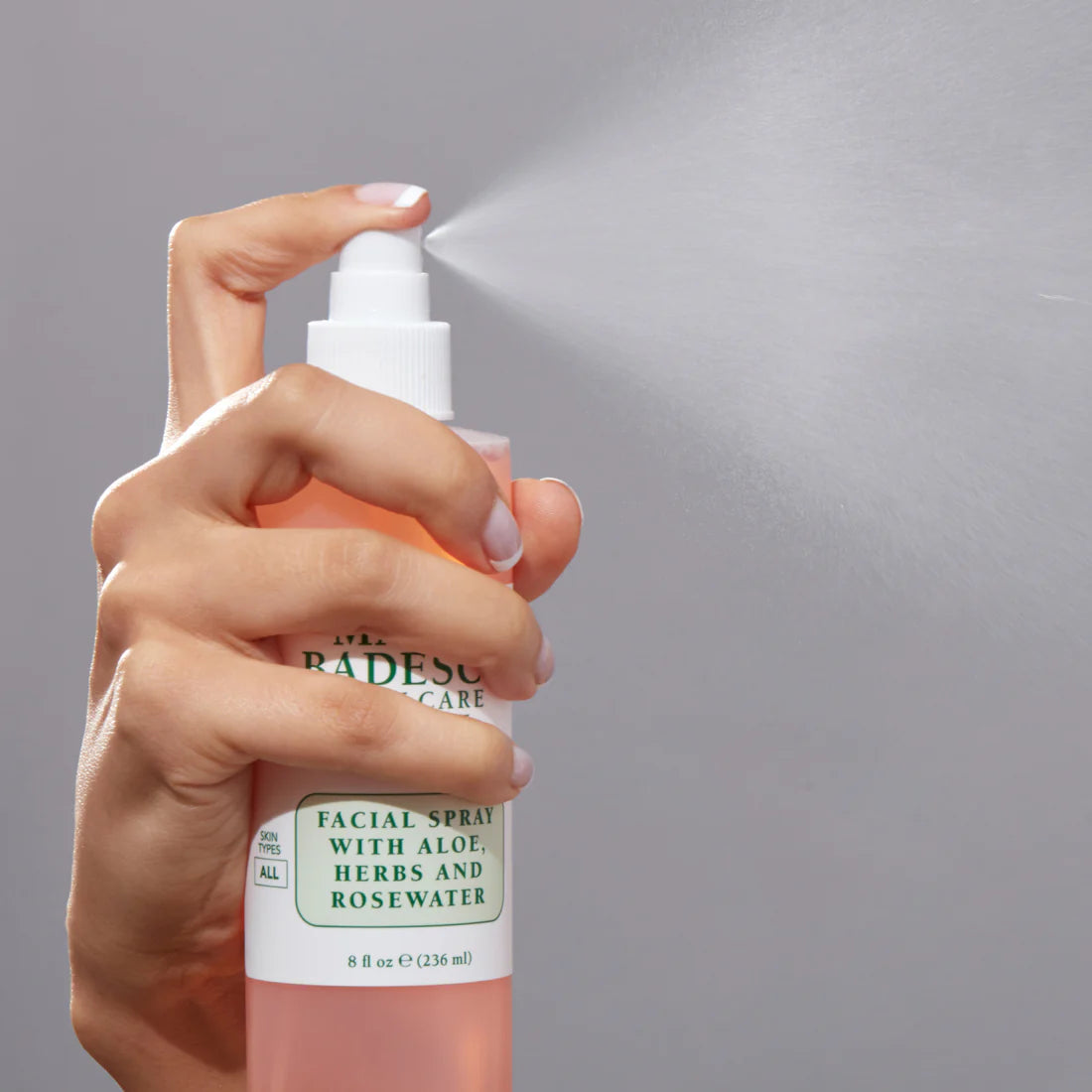 Mario Badescu Facial Spray With Aloe, Herbs And Rosewater 118ml - Spray Hidratante y Fijador de Aloe, Hierbas y Agua de Rosas
