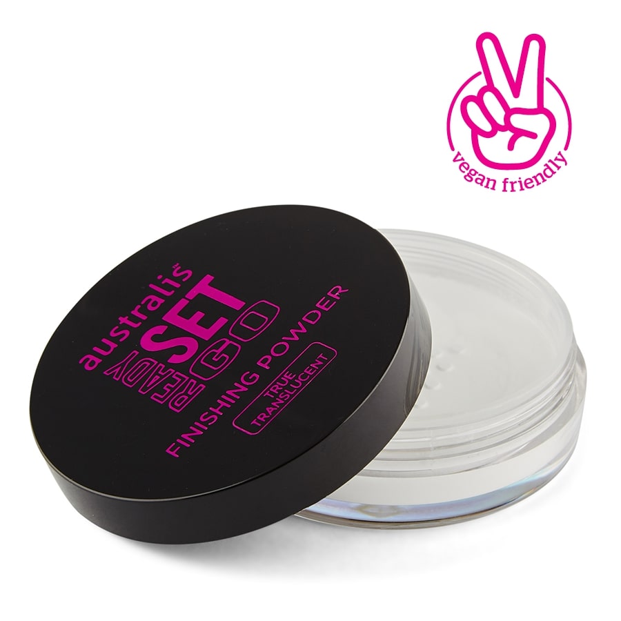 AUSTRALIS Ready Set Go Pressed Finishing Powder FULL SIZE - Polvo Suelto Traslucido