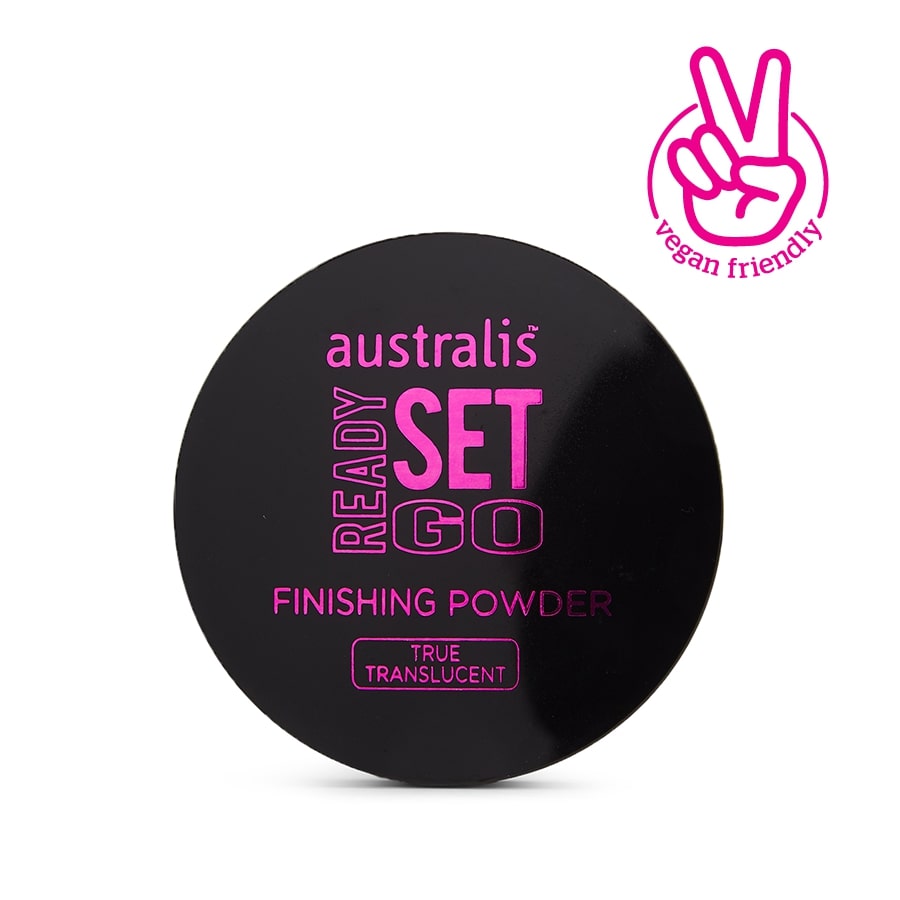 AUSTRALIS Ready Set Go Pressed Finishing Powder FULL SIZE - Polvo Suelto Traslucido