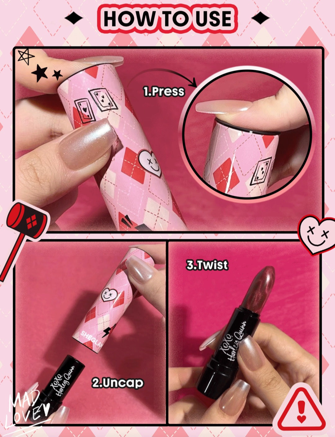 Harley Quinn Collection Lipstick