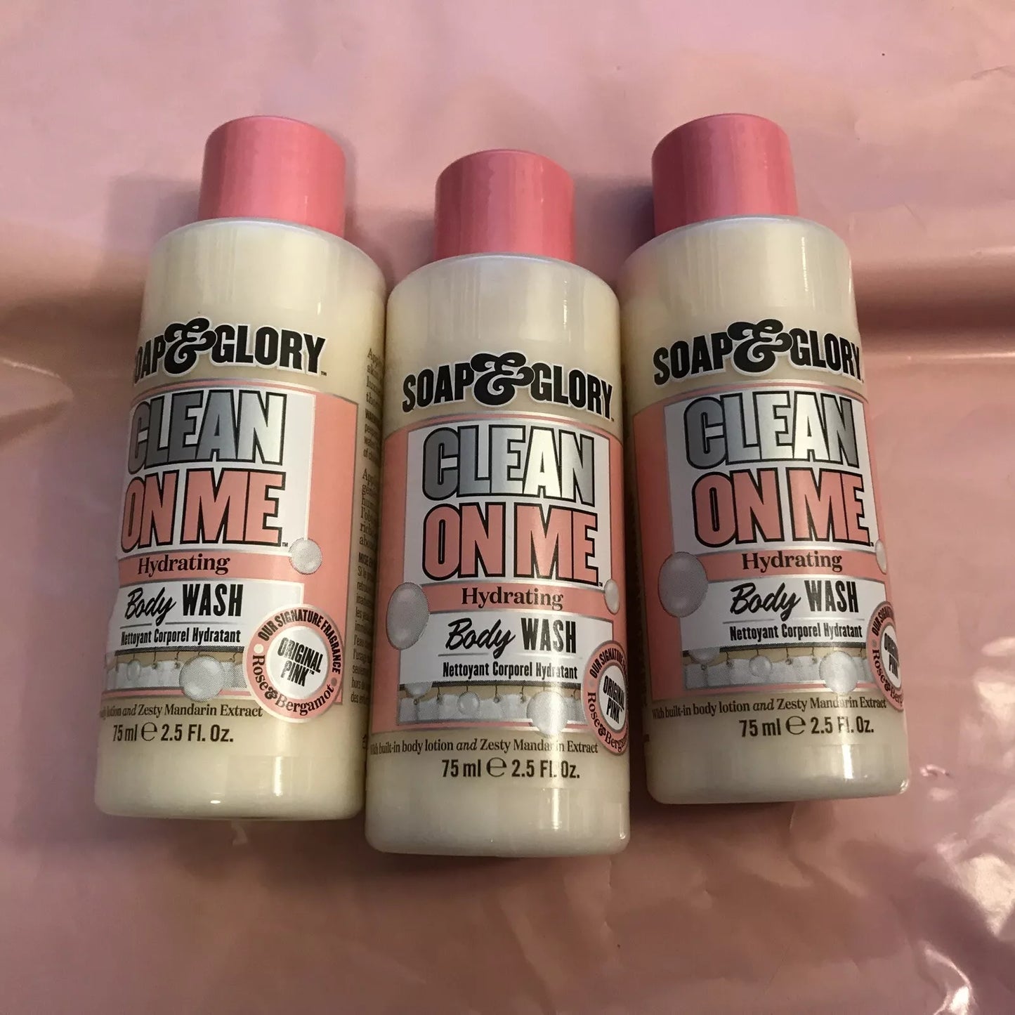 Soap & Glory Clean on Me Body Wash 75ml - Jabon para el Cuerpo