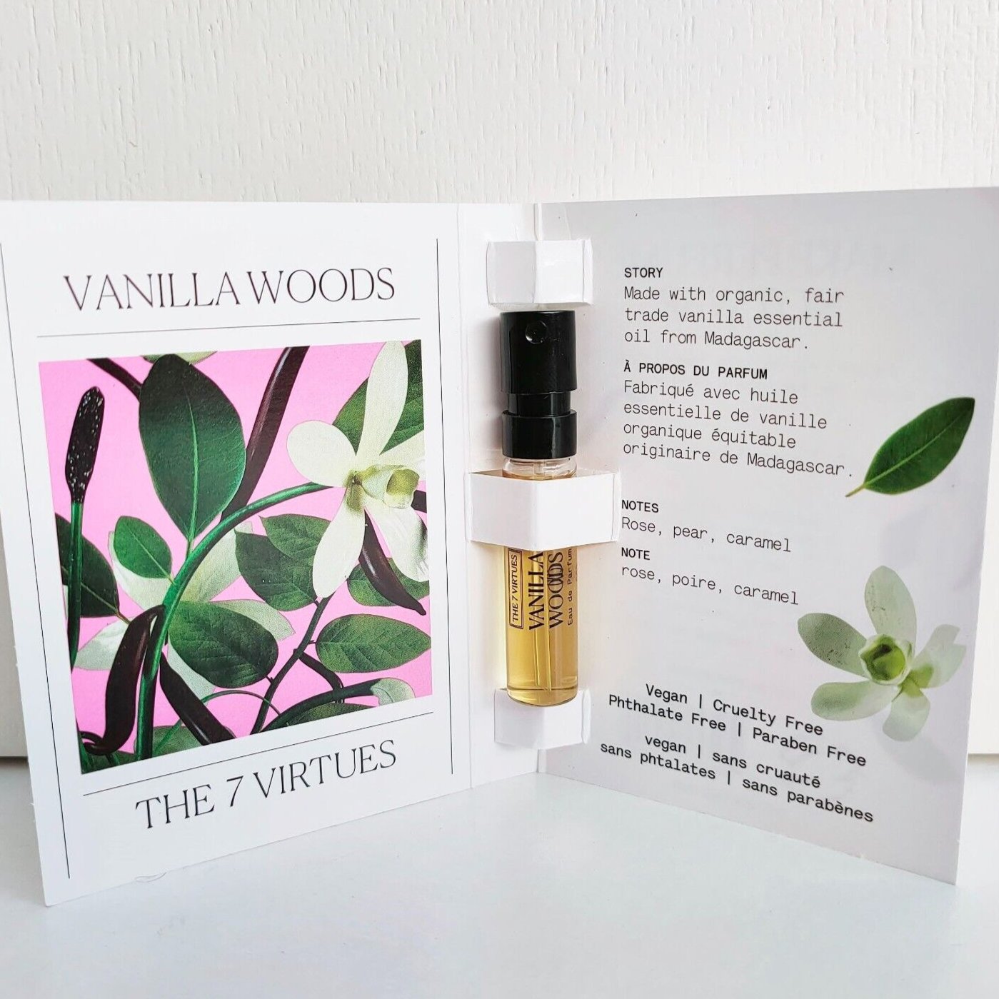 The 7 Virtues Vanilla Woods EDP Pure Vial 1.7ml para Ella