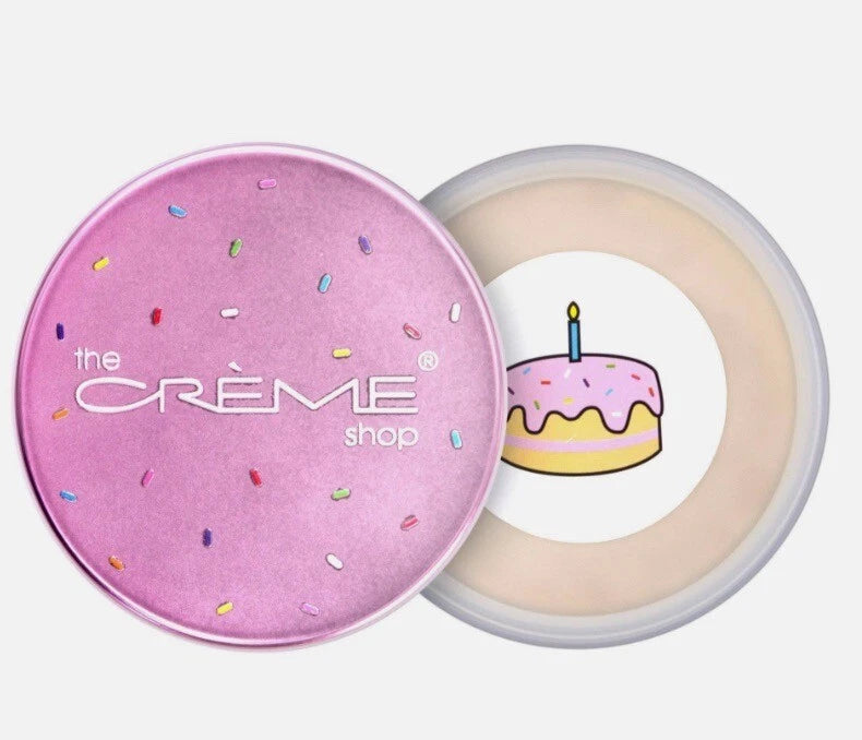 THE CREME SHOP Natural Cake Face Baking & Setting Powder FULL SIZE - Polvo Traslucido - Producto Coreano