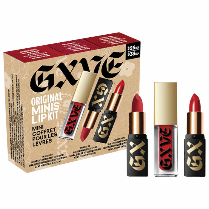 GXVE by Gwen Stefani Mini Red Lips Gift Set - Lips Mini en Tonos Rojos