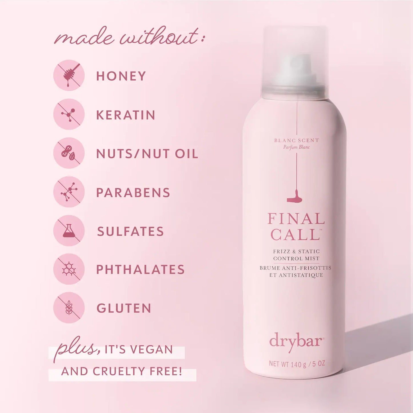 Drybar Final Call Frizz Control Mist 25g - Spray Antifrizz