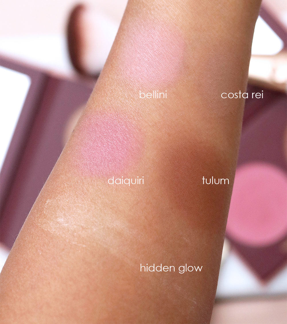 WANDER BEAUTY Trip for Two Blush & Bronzer Daiquiri & Tulum FULL SIZE - Duo de Rubor y Bronceador - Producto Coreano